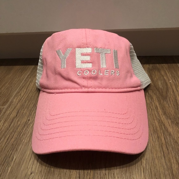 Yeti Accessories Nwt Pink Yeti Cooler Baseball Hat Poshmark